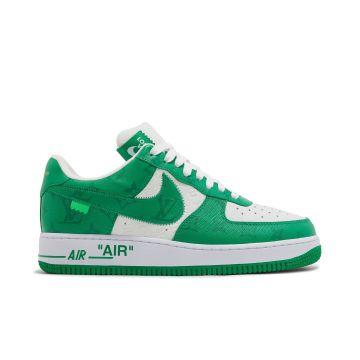 LV x Air Force 1 Low By Virgil Abloh White Green - Exclusive Luxury Sneakers