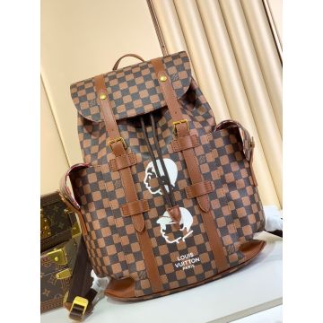 Christopher PM Backpack M41379 – Brown Monogram Canvas Daypack
