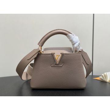 Capucines Mini M56071 – Taupe Taurillon Calfskin Top-Handle Bag