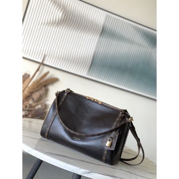 Express MM M26397 – Dark Brown Leather Tote Bag