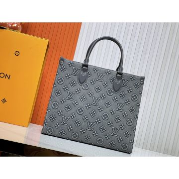 OnTheGo MM Gray M45039 Tote Bag – Elegant Travel Shoulder Bag