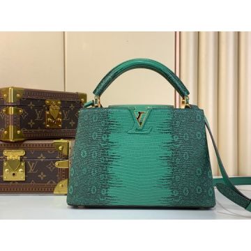 Capucines Mini N48865 – Elegant Green Leather Handbag