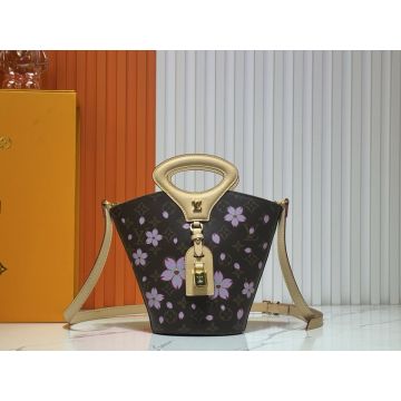 Rivage BB Tags M14680 – Brown Monogram Leather Handbag