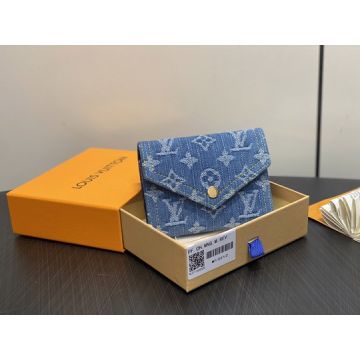 Victorine Wallet Monogram Denim - Wallets and Small Leather Goods