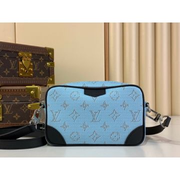 Trocadero Wearable Wallet M14684 – Blue Leather Crossbody Wallet