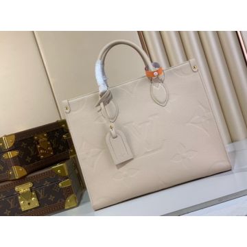 OnTheGo MM M14255 – Monogram Empreinte Leather Tote Bag