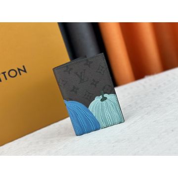 Yayoi Kusama Pocket Organizer M81912 – Blue/Light Blue Limited Edition