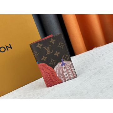 Pocket Organizer Yayoi Kusama M60411 – Brown/Red Limited Edition Wallet