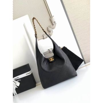 Large Hobo Bag AS5410 – Elegant Soft Leather Shoulder Bag