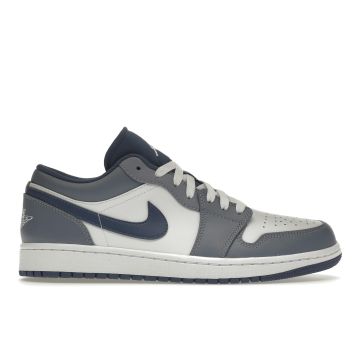 Jordan 1 Low “Ashen Slate” 553558-414 | Ashen Slate / Mystic Navy / White