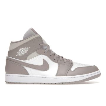 Jordan 1 Mid “Linen” 554724-082 | White / Linen