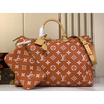 Speedy P9 Bandoulière 40 M11565 – Orange Calfskin Leather Tote