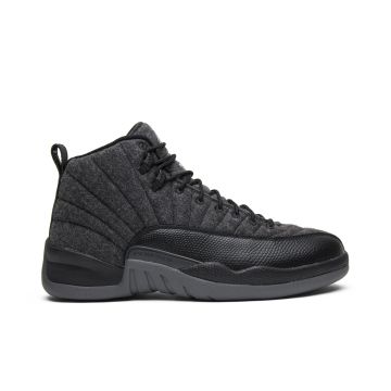 Jordan 12 Retro Wool 852627-003 | Dark Grey Metallic Silver Black Premium Sneaker