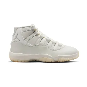 Air Jordan 11 Retro "Pearl" - Premium Iridescent High-Cut Lifestyle Model