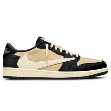 Travis Scott x Air Jordan 1 Retro Low OG SP "Pale Vanilla" - Premium Collaborative Retro Low-Top Model