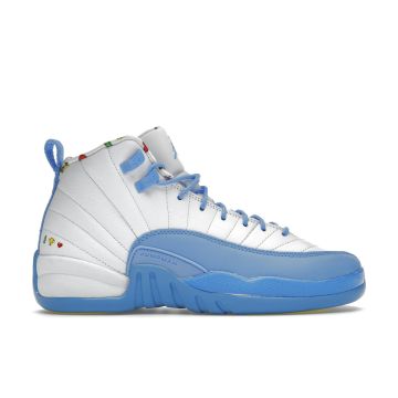 Air Jordan 12 Retro (GS) “Emoji – White/Lemon Venom” | DQ4365-114