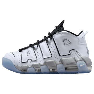 Air More Uptempo White Chrome Clean Basketball Streetwear Sneakers