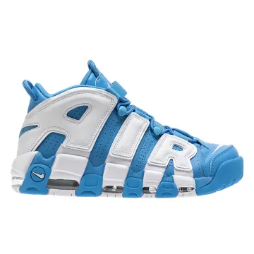 Air More Uptempo University Blue Mid Top Streetwear Basketball Sneakers