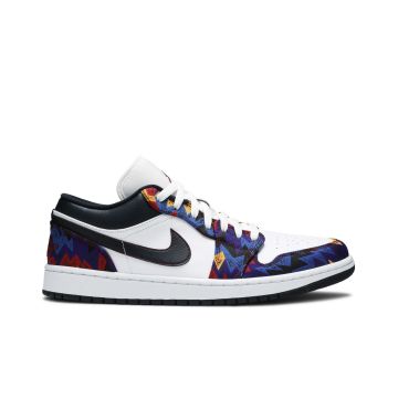Air Jordan 1 Low SE “Nothing But Net” White/Dark Obsidian/Team Red | CZ8659-100