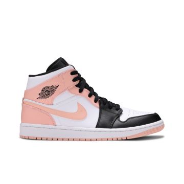 Jordan 1 Mid Arctic Orange Black Toe 554724-133 | White Arctic Orange Black Premium Sneaker