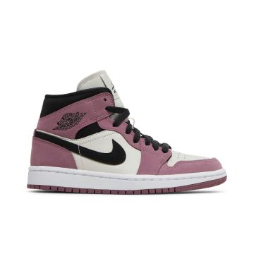 Air Jordan 1 Mid SE “Light Mulberry” Light Mulberry/Light Bone/White/Black | DC7267-500