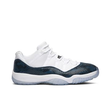 Jordan 11 Retro Low Snake Navy CD6846-102 | White Blue Python Retro Sneakers