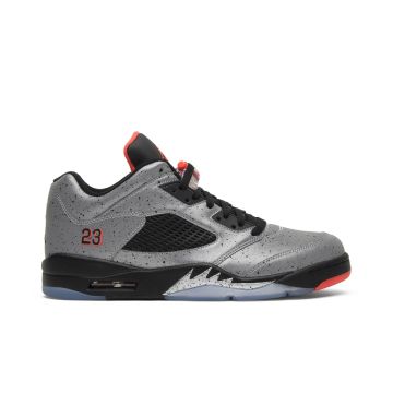 Jordan 5 Retro Low Neymar 846315-025 | Reflective Silver Infrared 23 Black Premium Sneaker