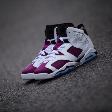 Jordan 6 Retro Grape GS 543390-127 | White Bright Grape Black Premium Sneaker