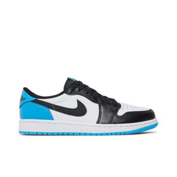 Jordan 1 Retro Low OG Black Dark Powder Blue CZ0790-104 | Classic Blue Black Retro Sneakers