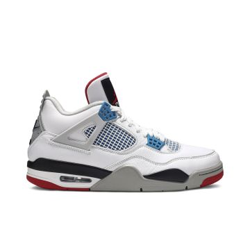 Jordan 4 Retro What The CI1184-146 | Multi-Color White Blue Red Retro Sneakers