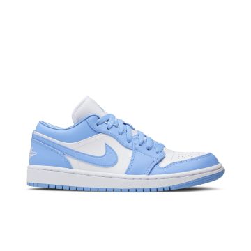 Jordan 1 Low UNC Women’s AO9944-441 | White University Blue Retro Leather Sneakers