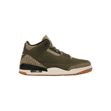 Air Jordan 3 Retro "Medium Olive" - Premium Heritage Mid-Top Lifestyle Model