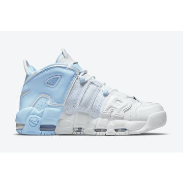 Air More Uptempo Psychic Blue Bold Street Style Basketball Sneakers