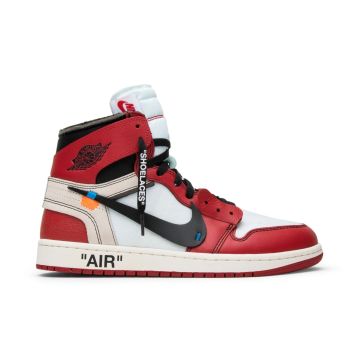 Jordan 1 Retro High Off-White Chicago AA3834-101 | White Black Varsity Red Premium Sneaker