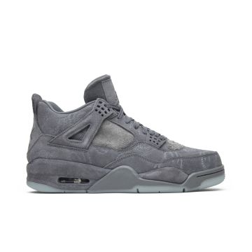 Jordan 4 Retro KAWS 930155-003 | Cool Grey Premium Suede Collaboration Sneakers