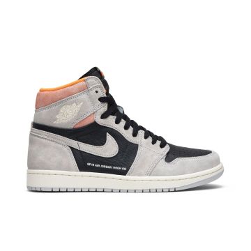 Jordan 1 Retro High OG “Neutral Grey/Hyper Crimson” 555088-018 | Neutral Grey Black Hyper Crimson Premium Sneaker