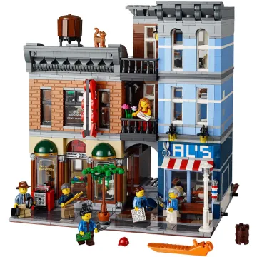 Detective Agency Modular Building Block Set – Mystery Office Toy for Adults