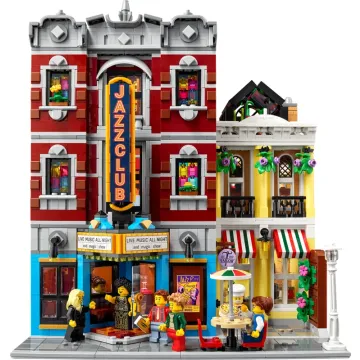 Jazz Club Modular Building Block Set – Live Music Nightlife Architecture Toy