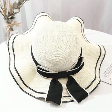 Women's Summer Sun Hat – UV Protection Wide Brim Beach Hat for Outdoor Activities & Travel
