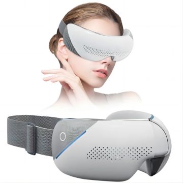Smart Visible Eye Massager Glasses – Airbag Compression Eye Care Device with Bluetooth Music for Better Sleep