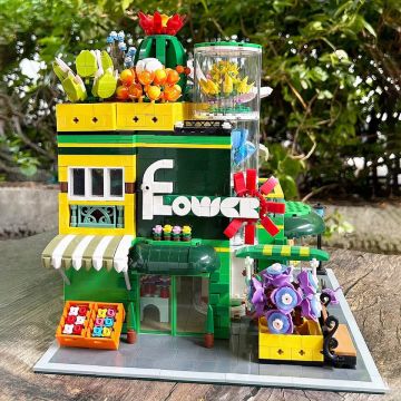 Potted Plant Shop Modular Building Set – 2647pcs Botanical Toy Gift