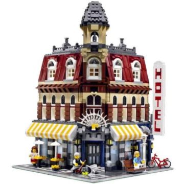 Cafe Corner Modular Building Block Set – Creative City Architecture Coffee Shop Toy