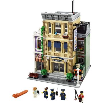Police Office Modular Building Block Set – City Law Enforcement Headquarters Toy