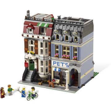 Pet Shop Modular Building Block Set – City Animal Boutique & Apartment Toy