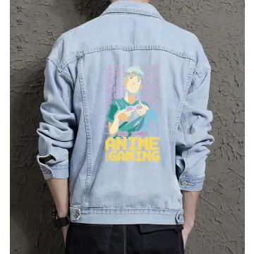Anime Gaming Hoodie for Men – Gift for Otakus – Christmas Present - Light Blue - Main View