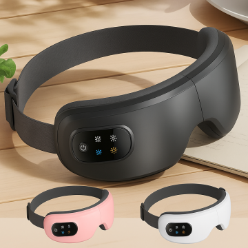 Smart Eye Massager Mask with Vibration & Bluetooth Music – Relieves Eye Strain, Improves Sleep & Relaxation