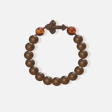 Handcrafted Natural Agarwood Bracelet for Spiritual Gift Buyers – Calming Energy for Meditation, Protection – Mixed – Main View