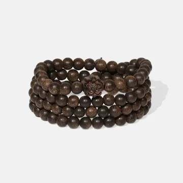 Handcrafted Natural Agarwood Bracelet for Spiritual Souls – Grounding Energy for Daily Wear, Meditation – Mixed – Main View