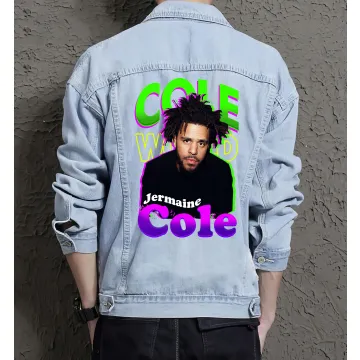 J Col Jean Jacket for Men – Gift for Streetwear Fans – Christmas Gift - Light Blue - Main View