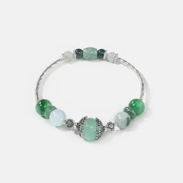Jade Healing Bracelet for Women – Energy Boosting Crystal Gift for Calmness, Daily Wear and Meditation –  – Main View